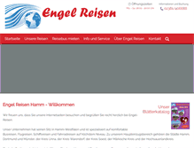 Tablet Screenshot of engel-reisen-hamm.de